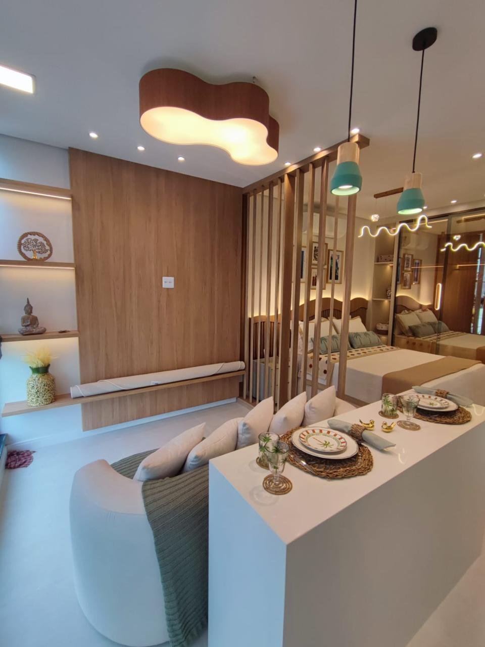 Apartamento decorado do Praie Elevate